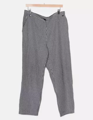 Pantalon Marks & Spencer Noir - Taille 34, Longueur 33, Coupe Droite Pour Homme