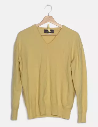 Pull Manoukian - Taille XS/S (36) - Coton Mélangé Couleur Camel - Neuf Avec étiquettes