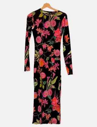 Robe Midi Rayée Forever 21 Taille S - Robe Femme Sans Manches Style Bodycon Marron