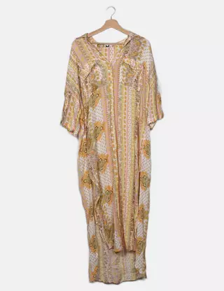 Haut Ou Robe River Island - Taille 14 - Couleur Beige - Sans Manches - Occasion Très Bon état