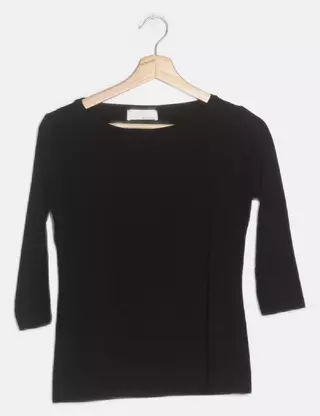 T-shirt Blanc Zapa Dentelle Manches 3/4 - Taille 0 (36/38) - Style Oversize - Tencel Léger