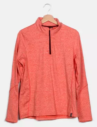 Sweat Homme Crivit – 1/2 Zip Rouge, Taille M, Léger Et Respirant – Occasion Parfait état