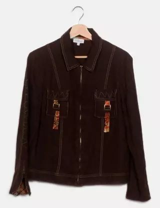 Veste Jean Femme Scottage Taille 42 - Bleu Marine Classique - Occasion Bon état