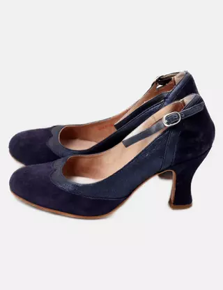 Escarpin à Talons NAF NAF Taille 39 – Blanc Et Noir – Occasion Très Bon État