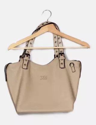 Poignée De Sac à Main XTI Neuve Avec étiquettes - Vert - Faux Cuir - Style Fourre-tout