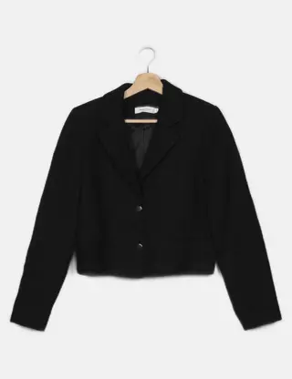Veste Blazer Cintrée Noire Naf Naf - Taille 40 - Occasion Très Bon état - Parfaite Pour Le Bureau