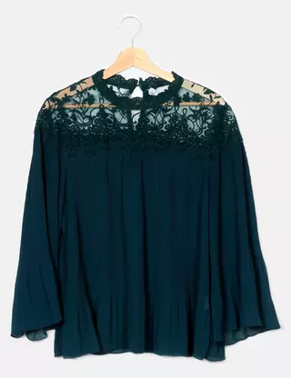 Chemise Femme Voyelles Rayée Noir Et Blanc - Dos Insert Maille - Taille M (10-12) - Neuf Avec étiquette