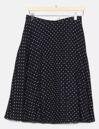 Jupe Vintage Trevira Taille 42-44 Blanc Et Noir - Pour Bureau/business - Neuf Sans étiquettes