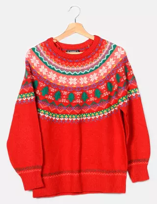 LCW Kids Pull-over en Tricot à Col Claudine Manches Longues pour Filles -W4H219Z1-FRC - LC Waikiki