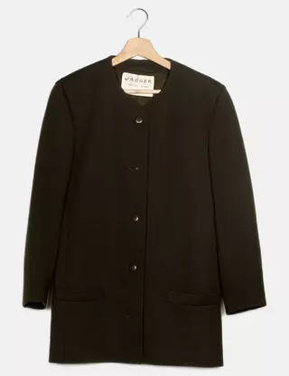 Costume 2 Pièces Jaeger Femme - Veste Chemise Et Jupe, Taille 12, Ivoire, Occasion Excellent état