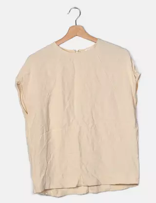 Chemise COS Taille 34 Beige – Occasion Très Bon état, Coupe Régulière Femme