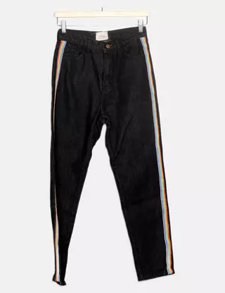 Jean Arizona Délavé Foncé – Taille 19, Coupe Droite, Décontracté Et Confortable