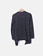 Sudadera blanca "Paris" detalle tricot NoName