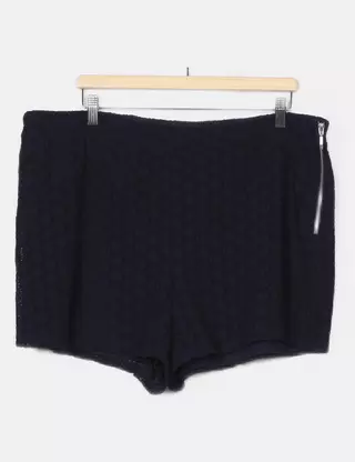 Short en coton avec taille élastique - Noir - FEMME | H&M FR