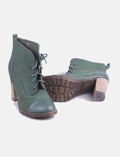 botines verdes