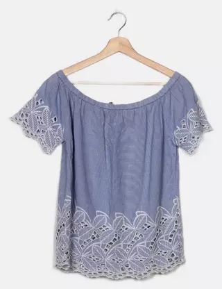 Haut Noir Femme F&F à Motifs Cœurs - Viscose, Manches Courtes - Taille 14 - Occasion Très Bon état