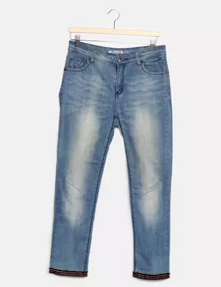 Pantalon Skinny Femme Onado Jeans - Taille 40, Couleur Kaki, Coupe Ajustée En Coton Mixte