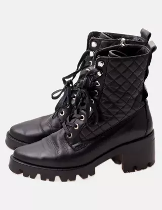 Chaussures à Talons Uterqüe En Daim Noir - Taille 37 - Talon 6 Cm - Neuf Sans Emballage