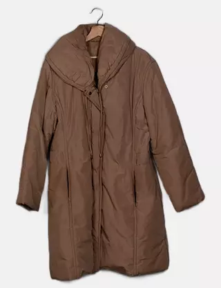 Manteau Long Vintage Femme Elena Mirò En Laine - Taille XL Camel - Très Bon état