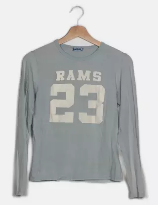 LAURASN Maglietta a manica lunga - gray/beige
