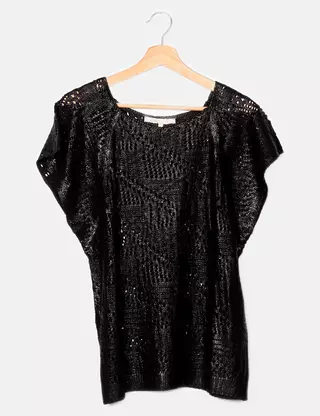 Tunique Femme La Fée Maraboutée Taille 38 - Multicolore, Manches Courtes, Polyester