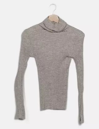 Pull pull femme FOREVER 21 gris coton taille S pull - cropped