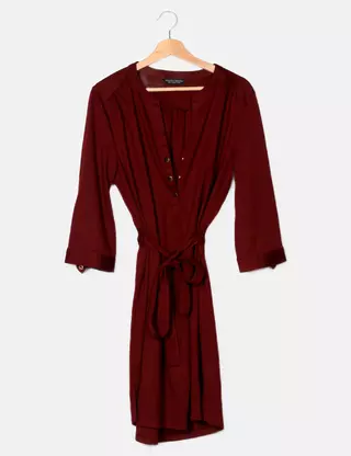 Robe Noire Dorothy Perkins - Ligne A Mini - Taille 8 - Cou équipage - Doublée - Neuf Sans étiquette