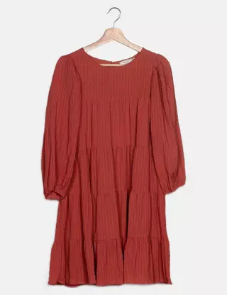 Robe VERA&LUCY Taille S/M – Imprimé Aztèque Orange, Mini, Occasion Très Bon état