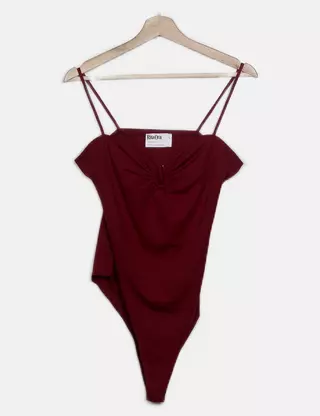 Body En Velours Noir Primark Femme Taille 10-12 - Sans Manches, Neuf Avec étiquettes