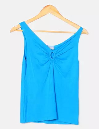 Haut Fashion Express Taille 40 – Marron, Voile Stretch, Occasion Très Bon état