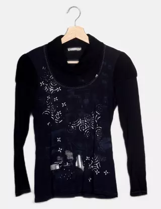 Sweat Léger Marque Kalisson - Taille L - Couleur Marron - Occasion Très Bon état