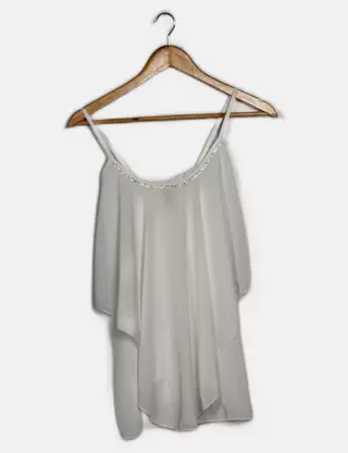 Pull Et Chemise MadonnaV Bleu Clair - Taille XS/S - Coton - Occasion Très Bon état