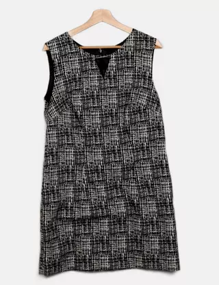 Robe Longue Kaléidoscope à Imprimé Abstrait - Taille 12 - Occasion Excellent état