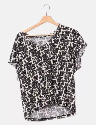Garcia Camiseta Estampada - Black/negro