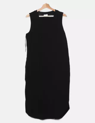 steilmann linen dress Emma Linen Dress  Tie Waist Midi Linen Dress