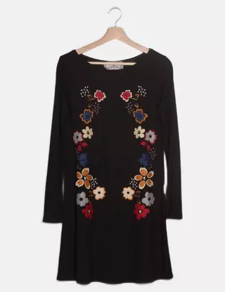 Mamatayoe Boudoir Camicia da Donna, Nero, XXL