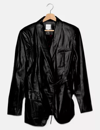 Veste Noire Silvian Heach – Taille XS (36), Douce, Occasion Très Bon état