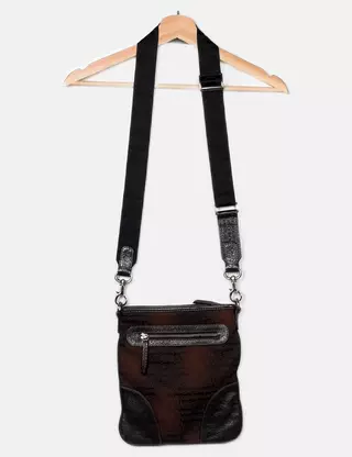 Sac bandoulière Adolfo Dominguez Gris en Synthétique - 35152037