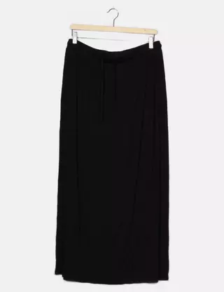 Jupe longue style hippie en coton à superpositions - Multicolore - Femme