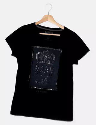 T-shirt Nera Da Uomo Aeronautica Militare