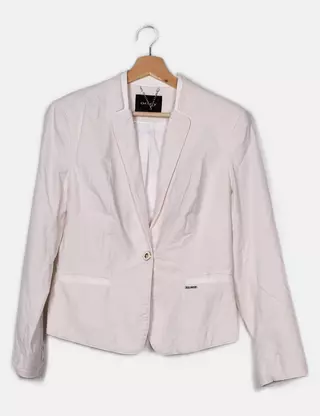 Veste De Mi-saison Orsay Taille 40 - Couleur Blanc, Style Décontracté - Occasion Très Bon état