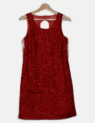 Robe mi-longue Ann Taylor Rose taille 14 UK en Synthétique