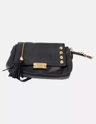 Pochette Soirée River Island En Simili Cuir Noir - Occasion, Style Clutch