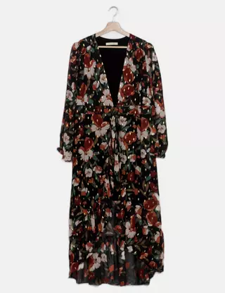 Robe Fluide Charlior – Tunique Femme 36/38 – Polyester Multicolore