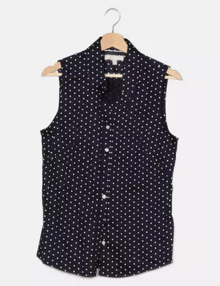 Chemisier Femme Banana Republic – Manche Une épaule Roulé – Taille 10 – Bleu – Neuf Avec étiquettes