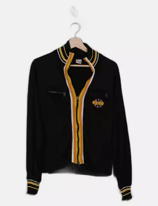 Veste Blazer Liberto Gris à Rayures - Taille Petit L (équivalent 38), Coton, Occasion TB