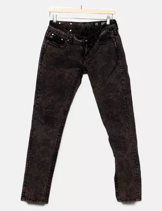 Le Jean Extensible Finition à Cru Chloe Coupe : Jambe Droite, Taille Mi Haute B  5533 2716