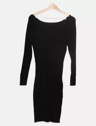 amisu black dress Y2K Amisu Black Mini Dress – LULU VINTAGE