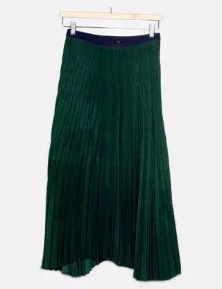 Jupe Femme Uniqlo Jaune Taille L (67cm) - Coton Mélangé - A-Line