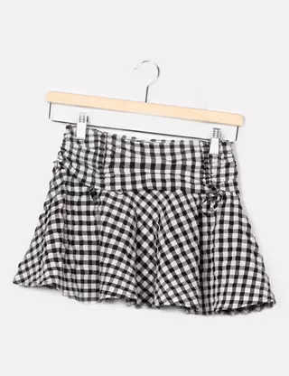 Jupe Femme Monki Noire – Taille S – Coton – Coupe A-line Avec Zip – Parfait état